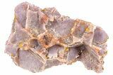 Purple Amethyst Pseudomorph After Barite - Turkey #301752-1